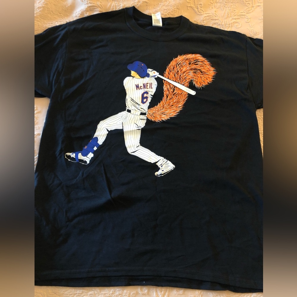 McNeil Mets Cotton T-Shirt size L
